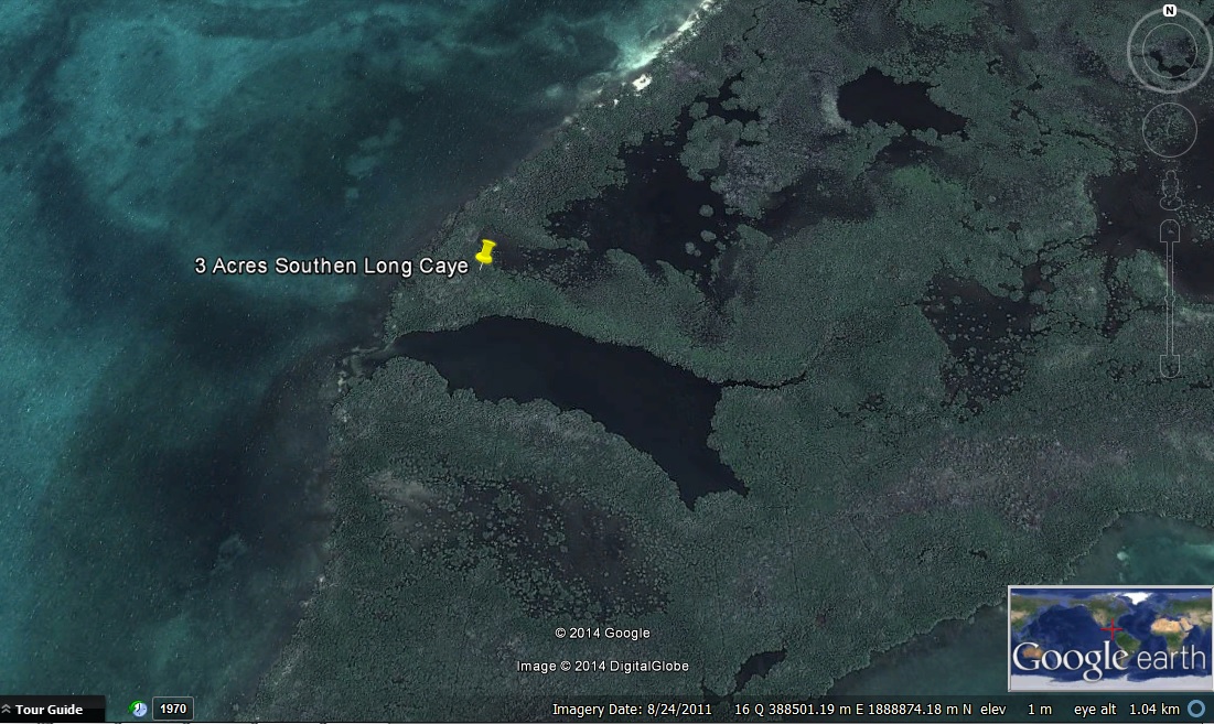 3 Acres on Southern Long Caye