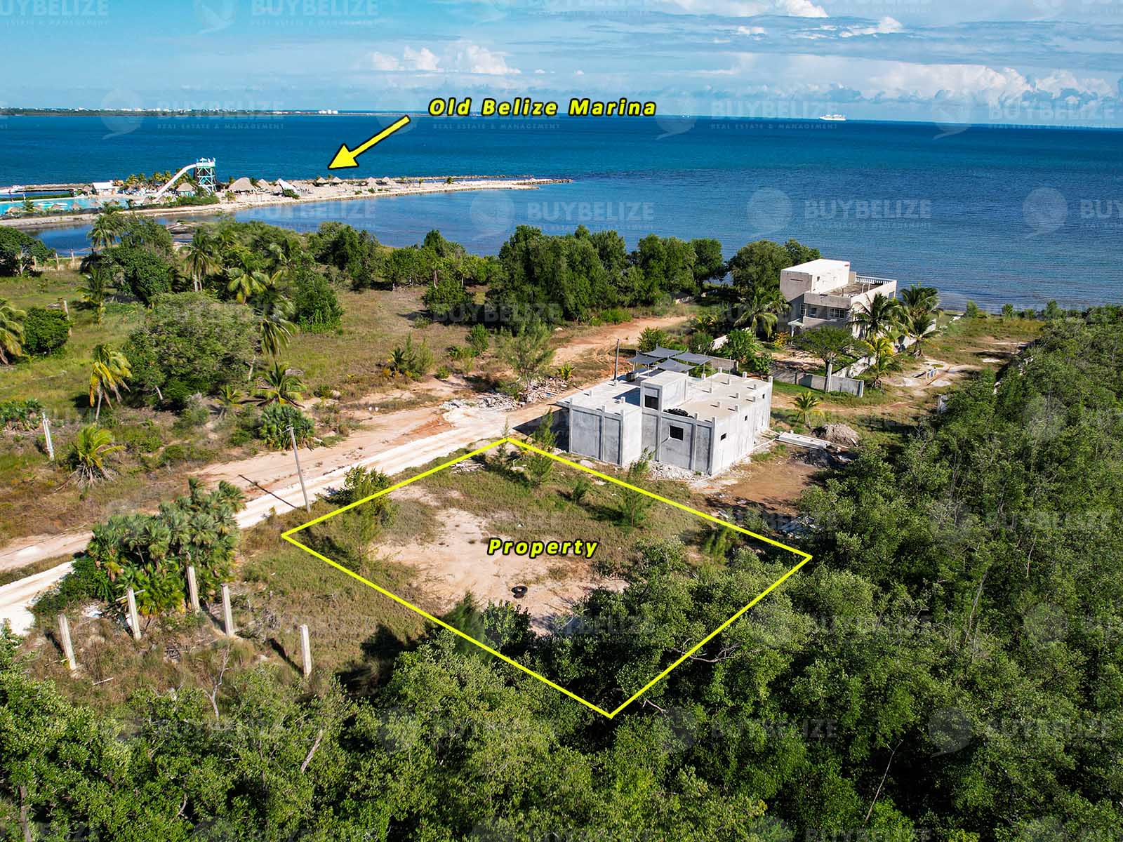 Unique Seaview lot For Sale in Belize City