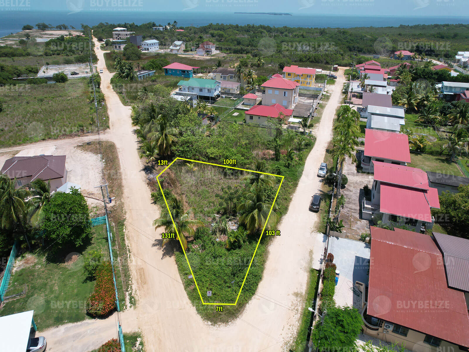 Prime Corner lot For Sale in Vista Del Mar, Belize District