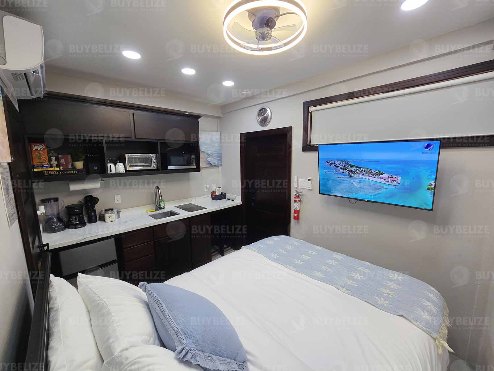 Fully Furnished Studio Apartment in San Pedro Town for Rent