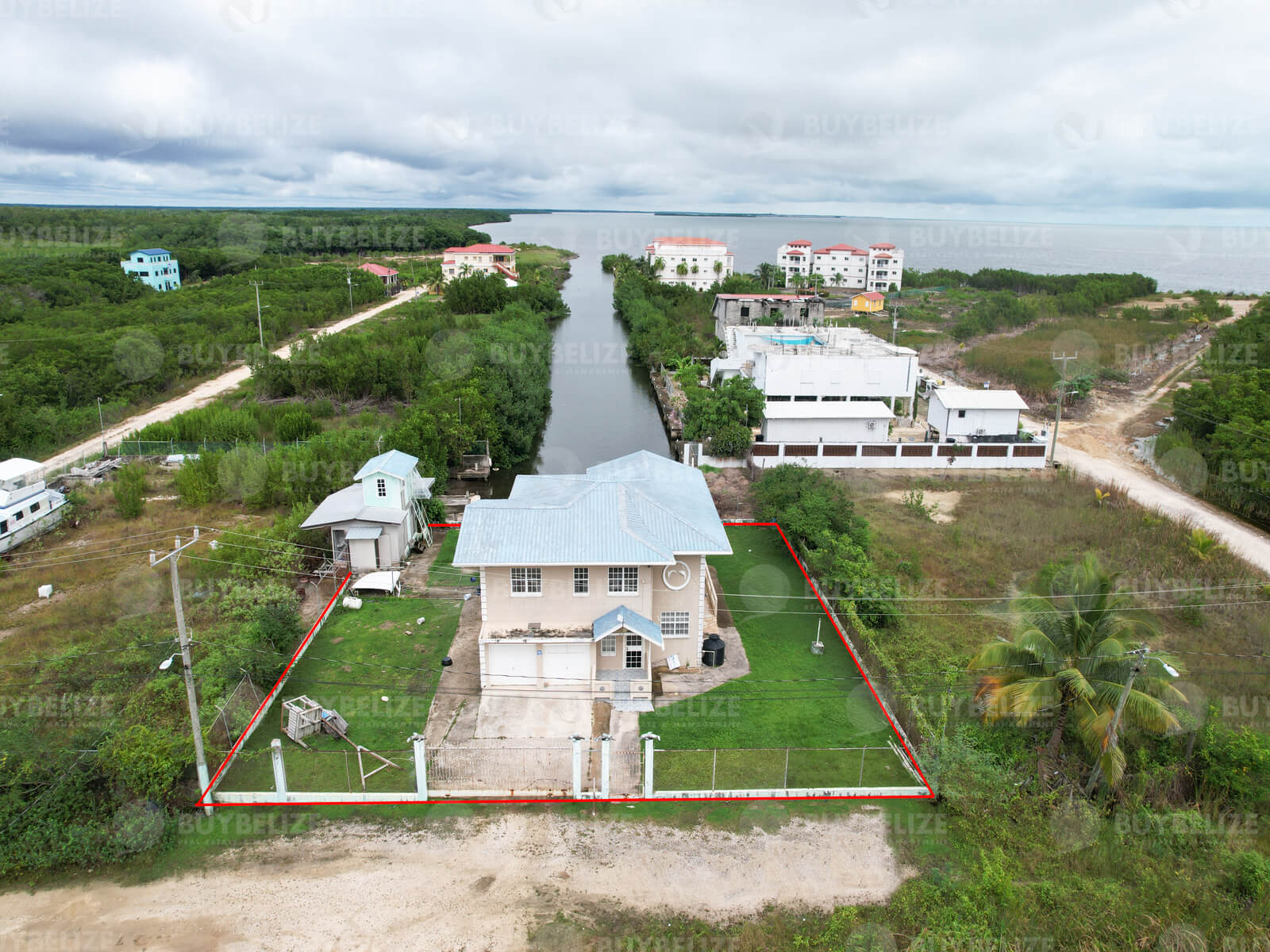 Luxury Canal-Front Masterpiece in Vista del Mar, Ladyville, Belize